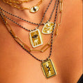 Celestial Charm Pendant Necklace [W1RARBOZ]