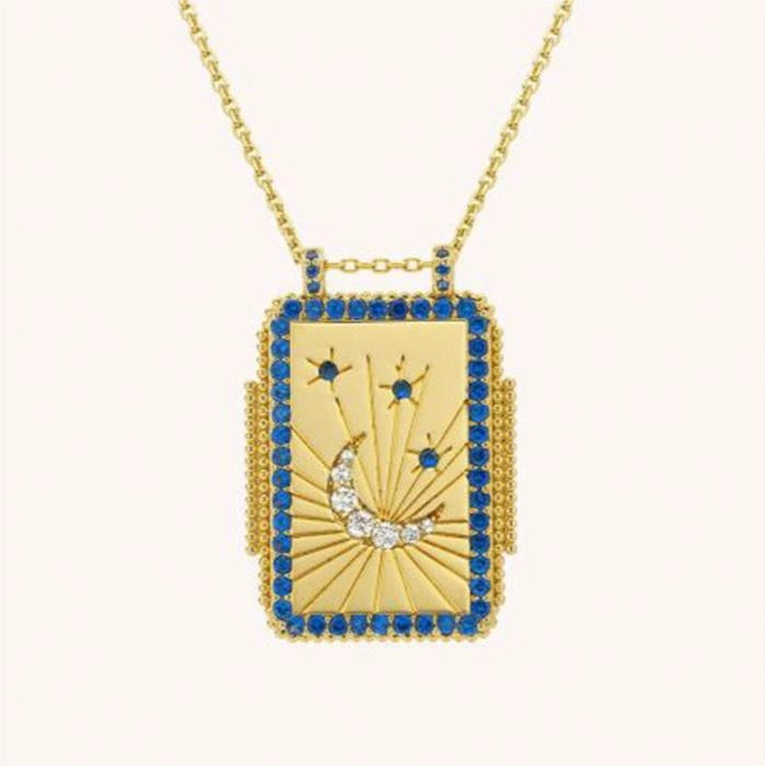 Celestial Charm Pendant Necklace [IA31Z99K]