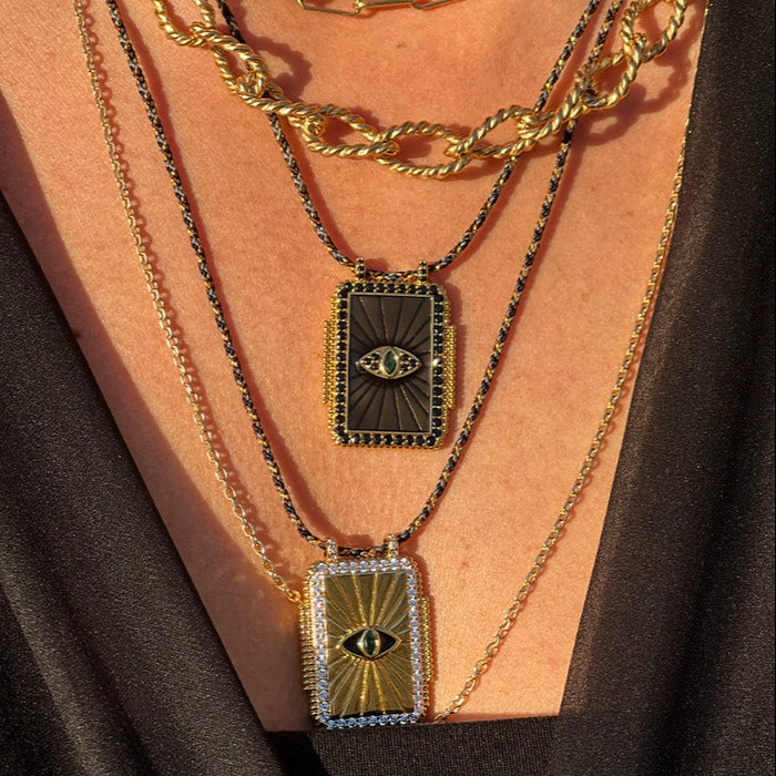 Celestial Charm Pendant Necklace [QV8H1BLX]