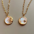 Celestial Coin Layered Necklace [3CTTXKXI]