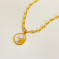 Celestial Coin Layered Necklace [5NQ5QI4V]