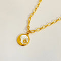 Celestial Coin Layered Necklace [DBIYTO0J]