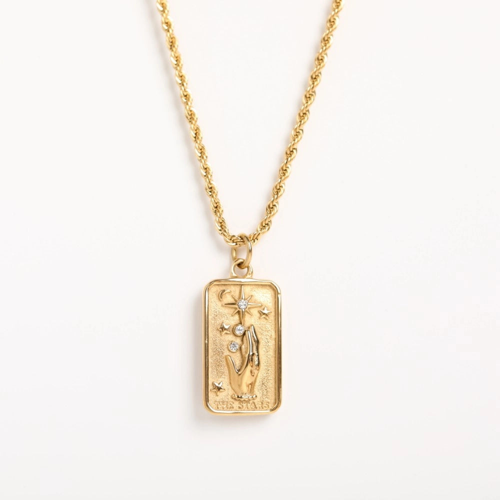 Celestial Relief Pendant Necklace [YQF4VD7Q]
