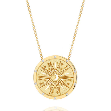 Celestial Tarot Card Pendant Necklace [CEN9VFIR]