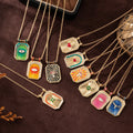 Celestial Tarot Pendant Necklace [61Q9FU8X]