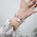 Ceramic Bead Elastic Watch Strap [WXE3VAI4]