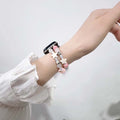 Ceramic Bead Elastic Watch Strap [RJG9289R]