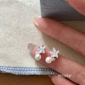 Charleston Star Pearl Earrings [FFJLWC95]