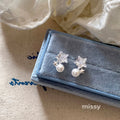 Charleston Star Pearl Earrings [WUHA62UI]