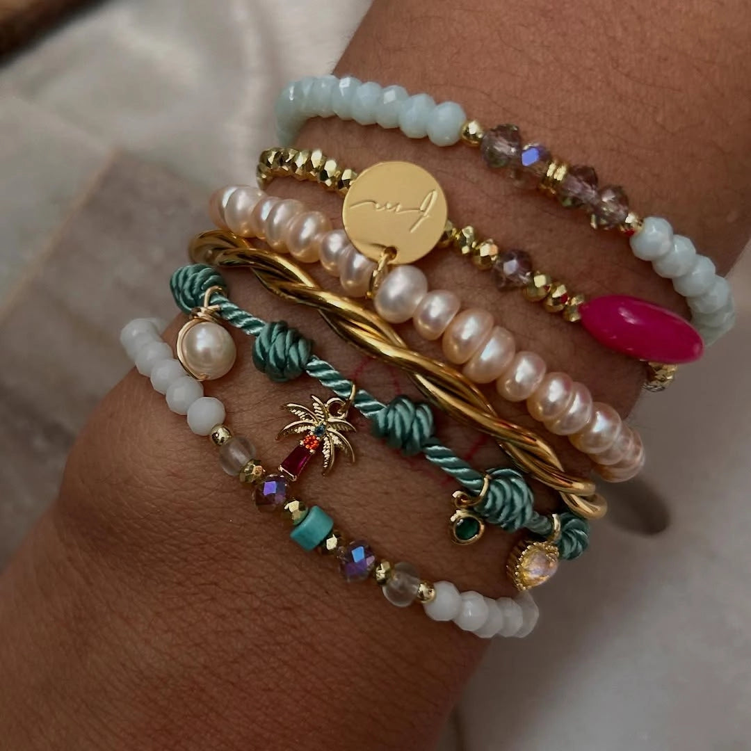 Charm Cord Bracelet [8FVE4C8H]