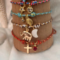 Charm Cord Bracelet [J36D5DP2]