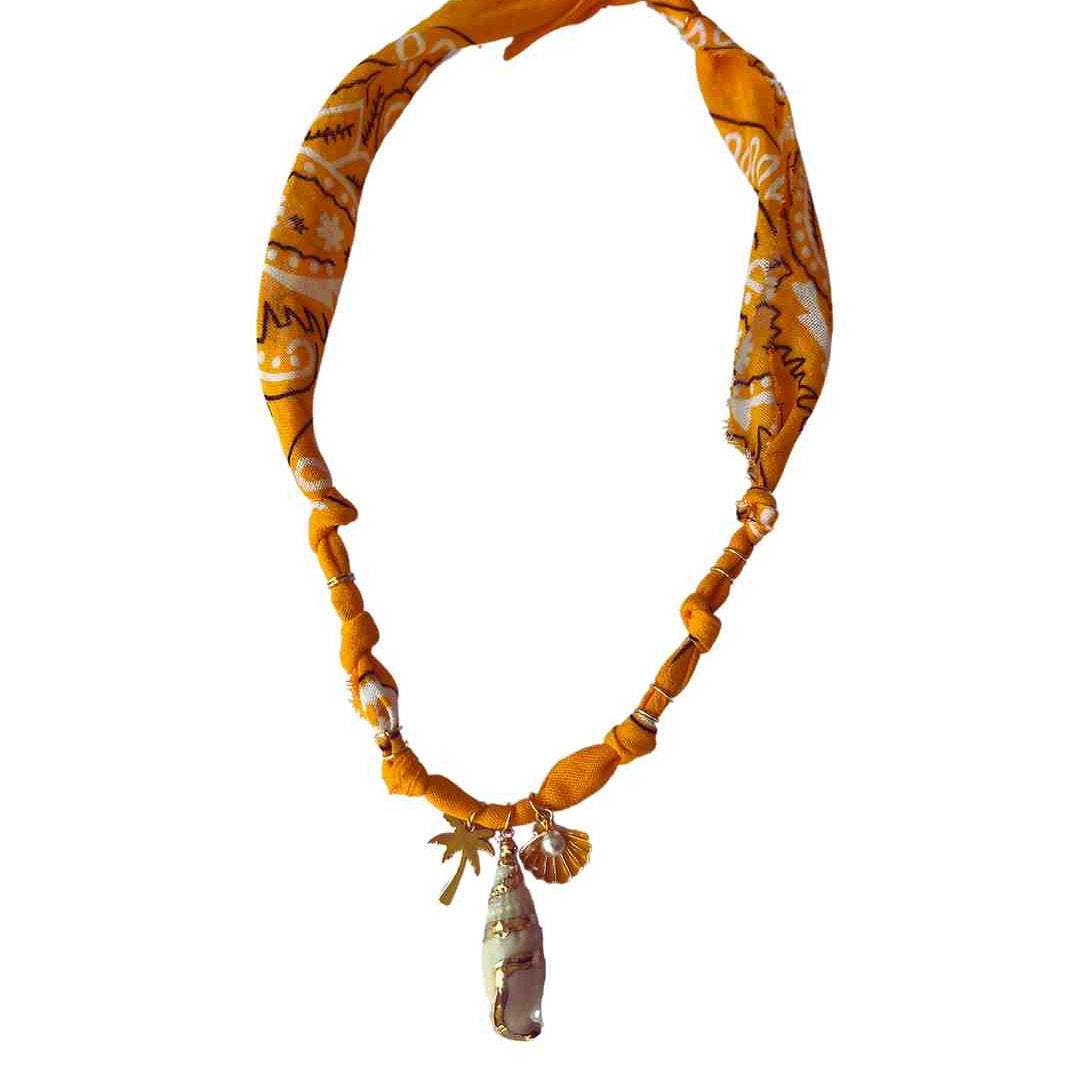 Charm Pendant Cord Necklace [2ZCK3CAH]