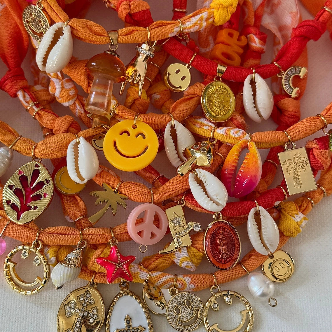Charm Pendant Cord Necklace [FKQ56V4M]