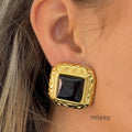 Charvi Agate Geometric Studs [X9GHVWW4]