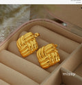 Chelsea Twist Square Earrings [QY33JRRO]