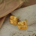 Chelsea Twist Square Earrings [QV8DAWI9]