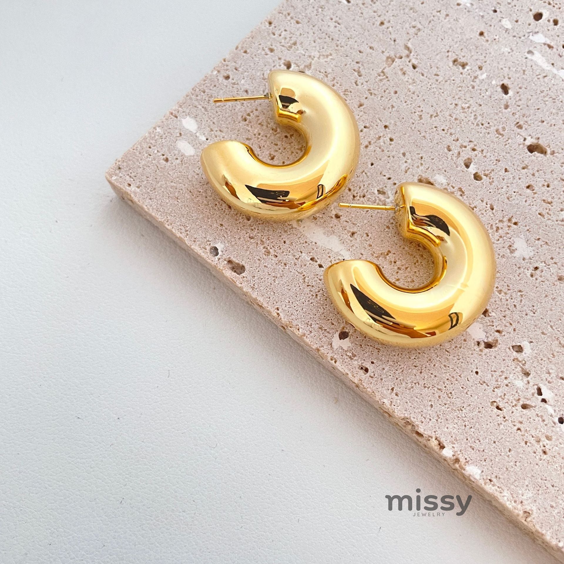 Chrislynn Geometric Hoop Earrings [Z5PORZVP]