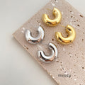 Chrislynn Geometric Hoop Earrings [ZWTJLIFH]