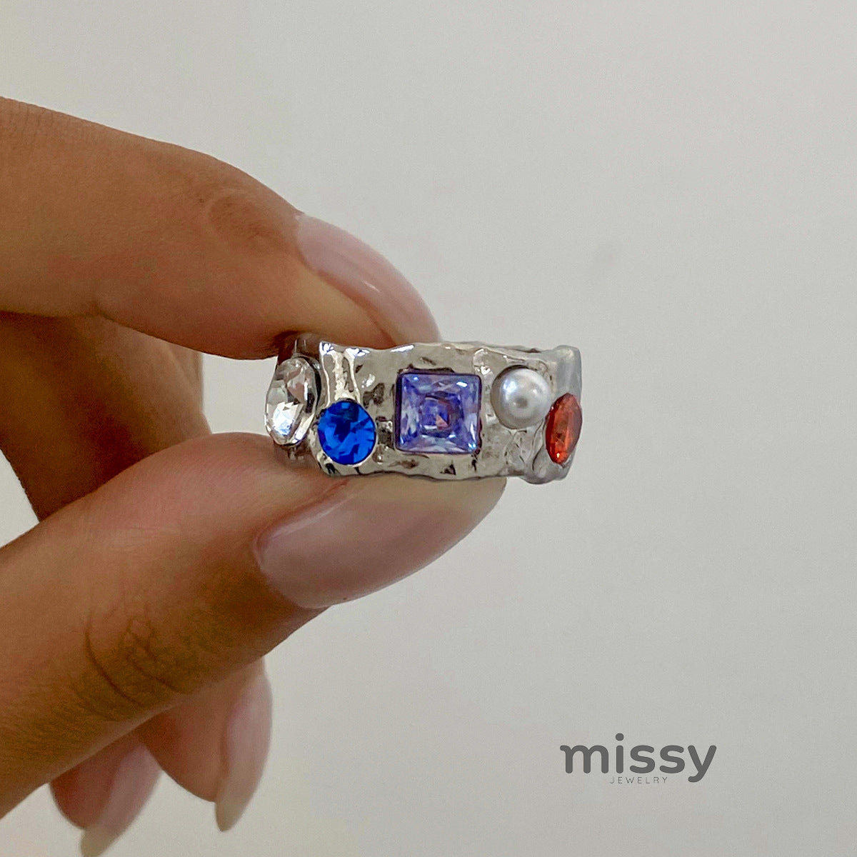 Christelle Zircon Fruit Rings