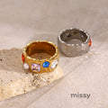 Christelle Zircon Fruit Rings