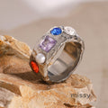 Christelle Zircon Fruit Rings
