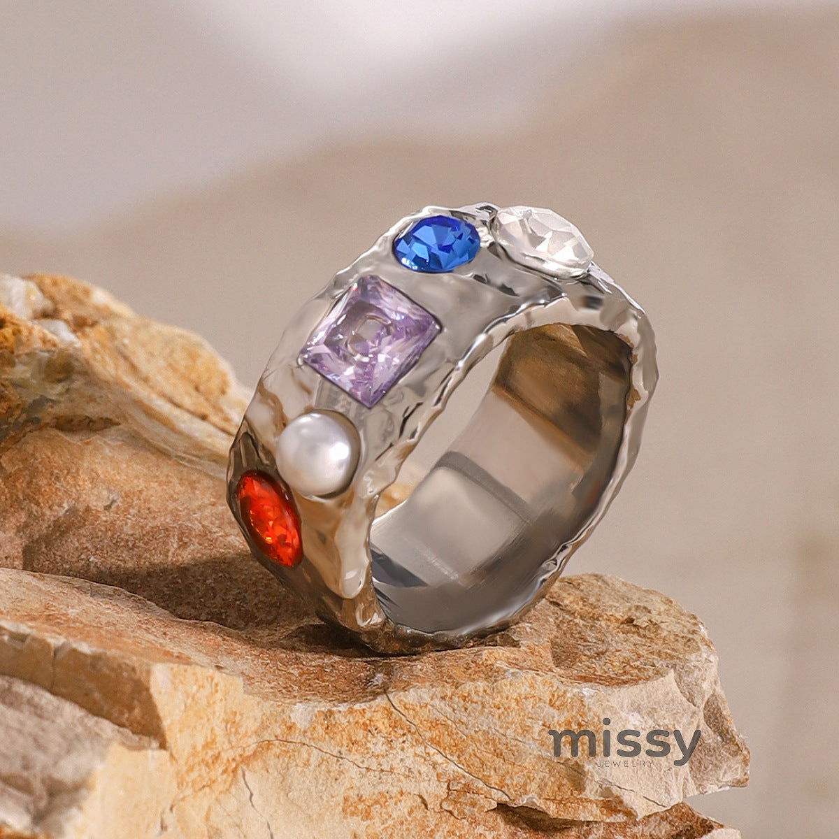 Christelle Zircon Fruit Rings