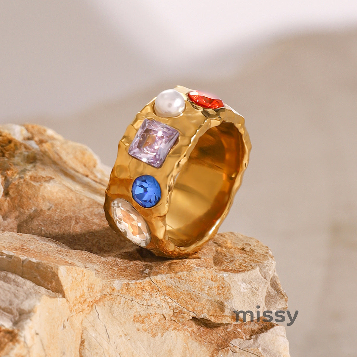 Christelle Zircon Fruit Rings