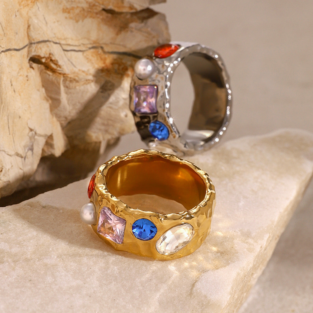 Christelle Zircon Fruit Rings