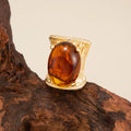 Chunky Resin Oval Ring [13EQ5FP5]