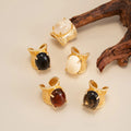Chunky Resin Oval Ring [8KKRK2W5]