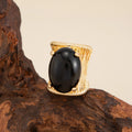 Chunky Resin Oval Ring [1LNQWS6E]