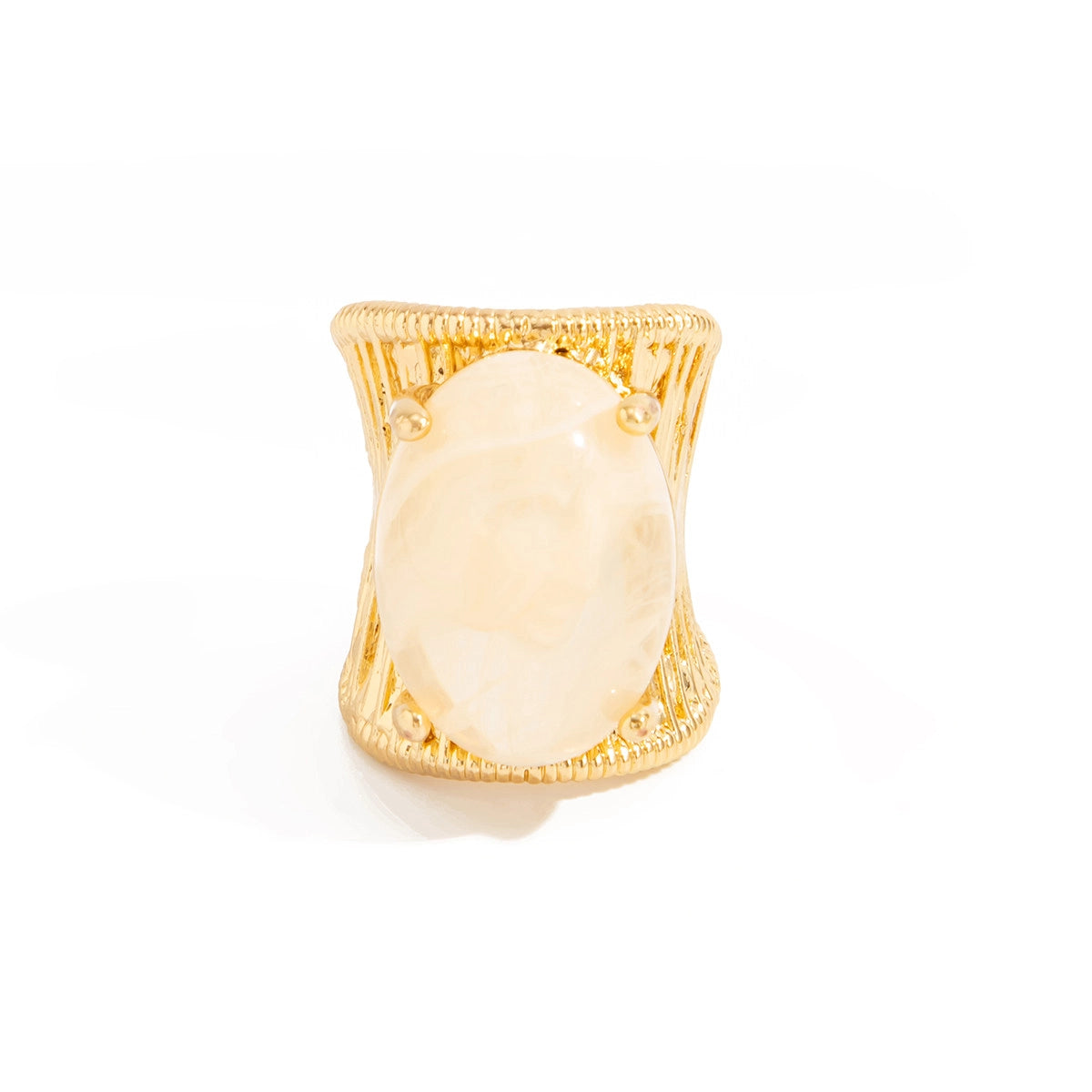 Chunky Resin Oval Ring [IL5QSB9I]