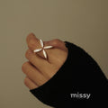 Clarice Crossover Band Ring