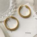 Clarice Geometric Wheat Hoops [HWEWANSL]