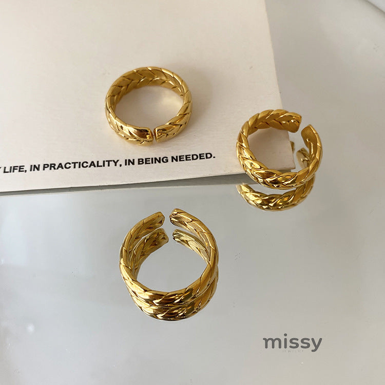 Clarice Geometric Wheat Hoops [NPNPW9QY]