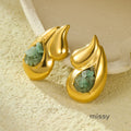 Clarice Natural Stone Dangle Earrings [XPXJB66Y]