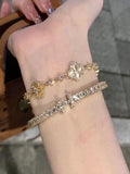 Clover and H Motif Bracelets [7YTJCADB]