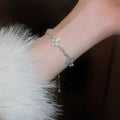 Clover Charm Adjustable Bracelet [0QFNS9IO]