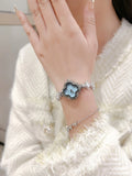 Clover Detail Bracelet Watch [78MQ76CJ]