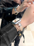 Clover Detail Leather Watch Band [YTPL8A2J]