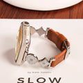 Clover Detail Leather Watch Strap [KLDWG6PA]