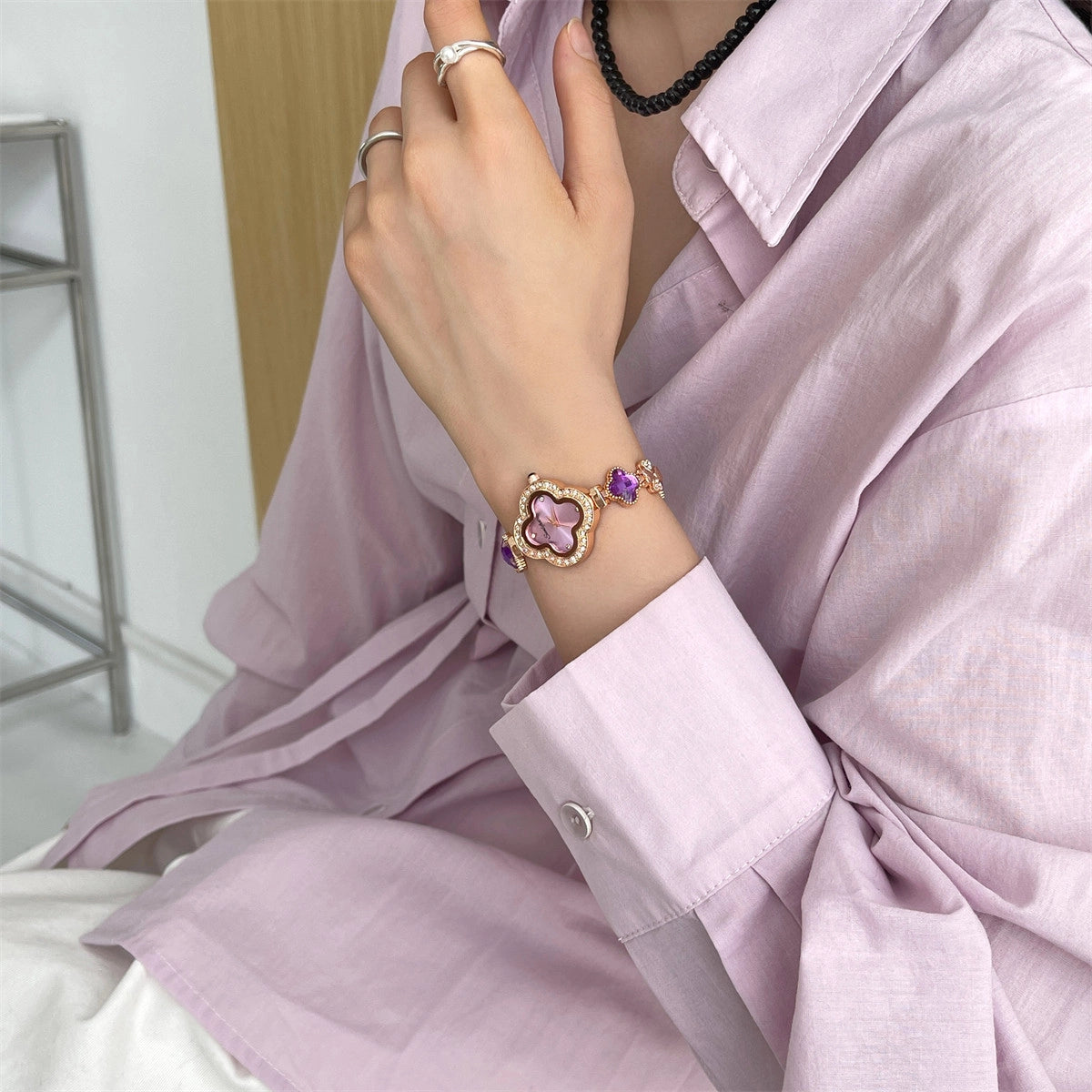 Clover Dial Bracelet Watch [LKPM6SWV]