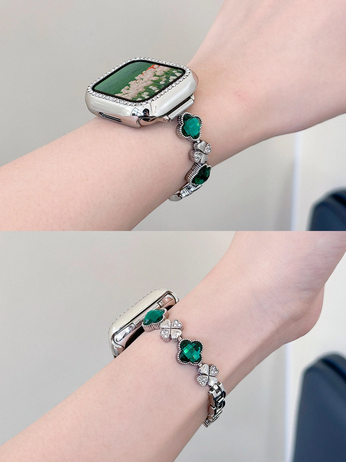 Clover Stone Apple Watch Strap [O1LE5859]