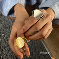 Colleen Brushed Statement Ring [B8A6PQER]
