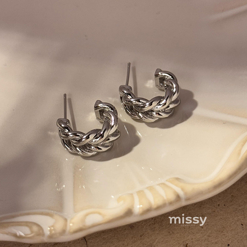 Collyns Interlaced Hoop Earrings [WXO2EF2M]