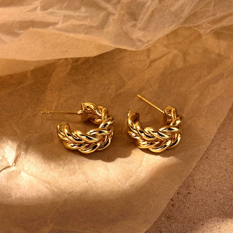 Collyns Interlaced Hoop Earrings [WXO2EF2M]