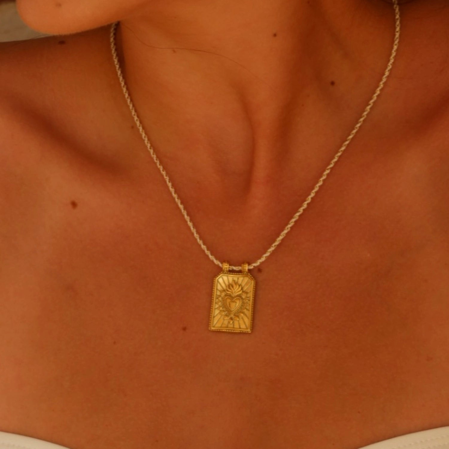 Color Cord Pendant Necklace [YARZTA4H]
