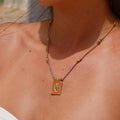 Color Cord Pendant Necklace [NNZ3JQ9P]