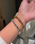 Colorful Stone Bangle Bracelet [0XHA8RVA]