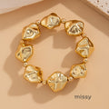 Coralie Irregular Metal Jewelry [KOG08FMS]